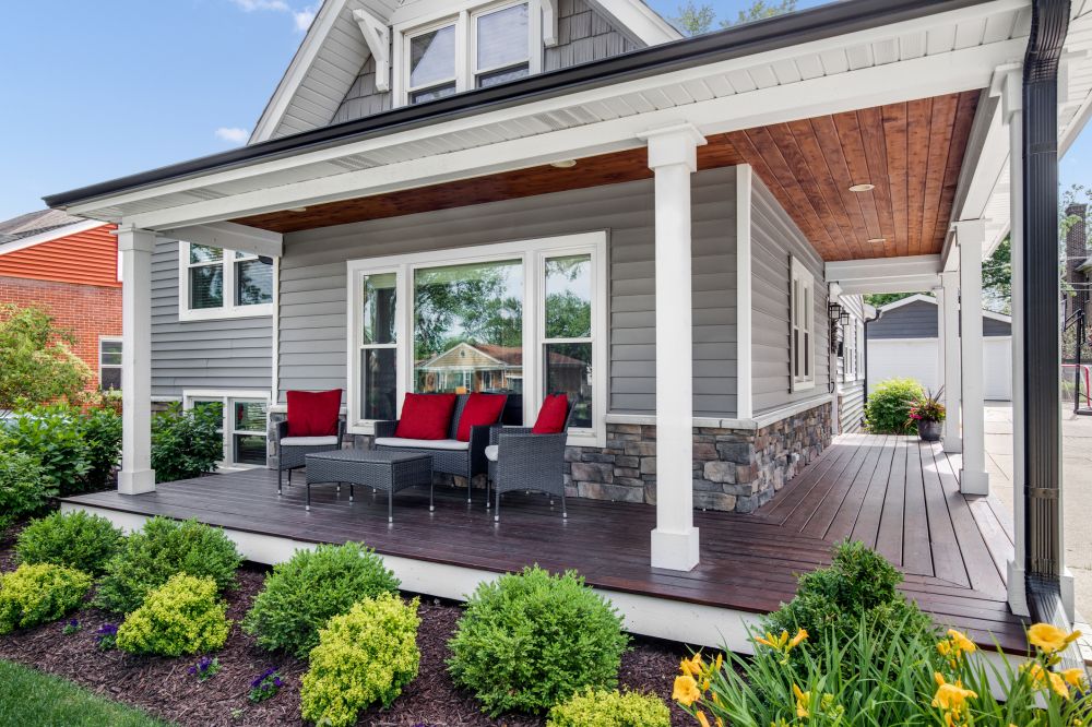 Porch Pillar Repair in Breckenridge