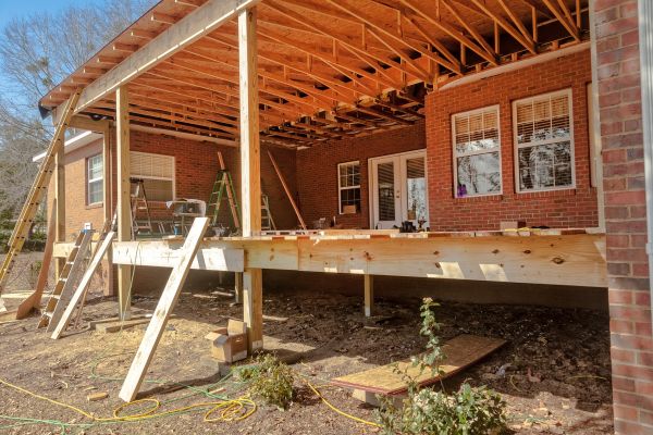 Porch Columns Installation in Breckenridge